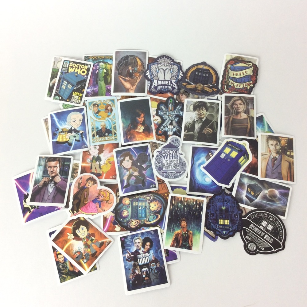 Dr Who Sticker Pack Random pick of 15